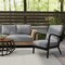Blue Stain Resistant Performance Pet Friendly Textured Tweed Upholstery Fabric by The Yard - SKU: Salem Denim